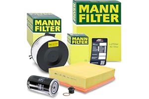MANN-FILTER Inspektionspaket Filterset 1x Ölfilter, 1x Luftfilter, 1x Innenraumfilter, 1x Ölablassschraube, 1x Ölwechselanhänger Kompatibel mit VW TRANSPORTER T4