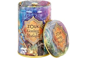 Zouk Garam Masala Spice Pot | Authentic Indian Spice Blend | Warm & Aromatic Curry Powder | Versatile for Marinades, Stews & Curries | Vegan Friendly (60g)