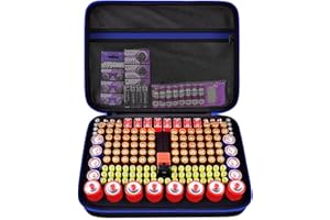 CASMILEE Boîte de rangement pour piles, bleu, L