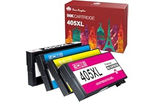 Toner Kingdom 405 XL Tintenpatrone Kompatibel für Epson 405XL für Epson Workforce Pro WF-3820DWF WF-3825DWF WF-4820DWF WF-4825DWF WF-4830DTWF Workforce WF-7310DTW WF-7830DTWF WF-7835DTWF WF-7840DTWF