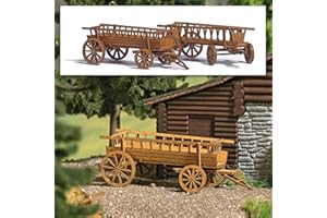 BUSCH-JAEGER Busch Charrettes à Foin (2) H0