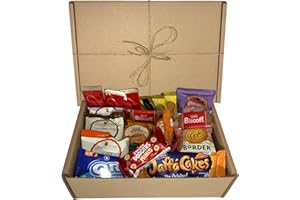 PELLAGIO Biscuits Gift Set Hamper Bundle Contains 26 Packs of Individually Wrapped Biscuits. Biscuit Hamper Includes a Variety of Loved Biscuits Inside this Biscuit Box.