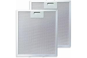Amazinpure 2X filtres en Aluminium pour Hottes 267 x 305 x 9 mm Compatible Elica GRI0009219 Ariston C00280008 AEG 405509917 Bauknecht 482000031 Juno Electrolux