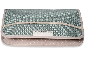 ULLENBOOM ® Windeltasche für unterwegs (Made in EU) - Wickeltasche für bis zu 3 Windeln, Feuchttücher & weiteres Zubehör, Windeletui mit Reißverschluss & Gummiband, klein & lässig