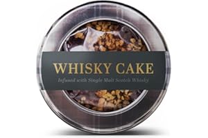 Brodies Single Malt Whisky Cake - 1 x 315g - Premium Scottish fruit cake infused with Single Malt Scotch Whisky