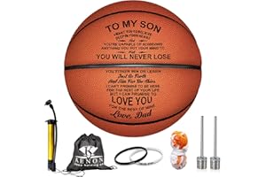 Kenon Engraved Basketball For Son - Personalized Basketball Indoor/Outdoor Game Ball For Son - To My Son Enioy The Ride And Never Forget Your Way Back Home