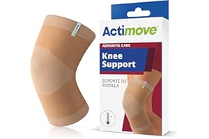 Actimove® ARTHRITIS CARE Knee Support - Light Compression Support and Therapeutic Warmth For Knee Arthritis - Heat-Retaining Ceramic Fibre Yarns - Beige, XXLarge