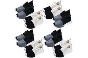 HAYSANDY 8 Pairs Socks for Dancing on Smooth Floors Dance Socks over Sneakers Dance Shoe Covers for Dancers Women