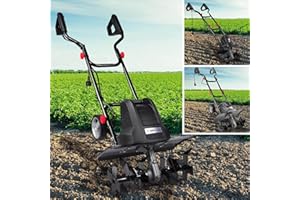 BRAST Motorhacke Gartenfräse Elektro | 1050-1800 Watt | 36-45cm Arbeitsbreite | 4 Modelle | Schutzblech Antiblockierkupplung & Sicherheitsschalter | für kleine bis große Grundstücke | BRE-AF 1500