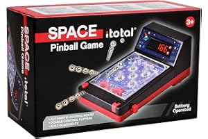 I-TOTAL® - Pin Art, Pinball Space Galaxy - Juego de Pinball Espacio y máquinas - Juego para niños y Adultos con Pantalla Vintage Retro (Pequeno)