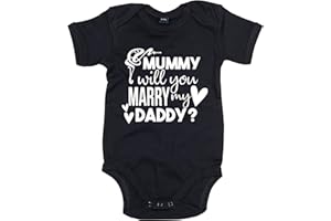 FunkyShirt Mummy Will You Marry My Daddy Babygrow