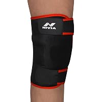 Nivia Adjustable Knee Support (Black)