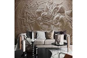 Msrahves Murale Carta Da Parati Retro bianco goffrato donna Photo Carta da Parati murale decorazione Adesivi murali 3D Decorazione da Parete Carta da parati moderna 3D fotomurali Wallpaper