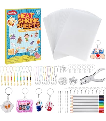 DONFYZ 75 Pièces Plastique Fou Set Kit De Feuille Rétractable