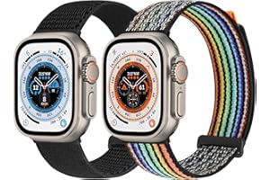 RUNOSTRICH Pasek Trail Loop do Apple Watch (49 mm, 45 mm, 44 mm, 42 mm, 41 mm, 40 mm, 38 mm), dla kobiet i mężczyzn, regulowany, sportowy, nylonowy, zamienny pasek do iWatch Ultra serii 8/7/6/SE/5/4/3/2/1