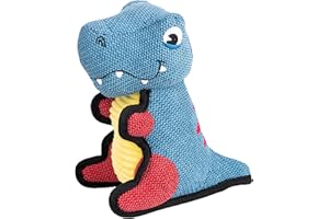 Fuzzl Rex Dinosaurier Hundespielzeug Blau