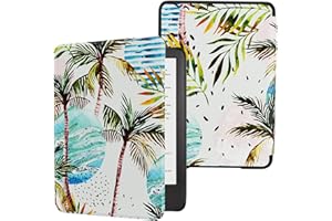 DMLuna Custodia per Kindle (uscita 11a generazione 2022), ultra sottile e leggera, custodia in pelle PU resistente e durevole, con funzione di spegnimento automatico