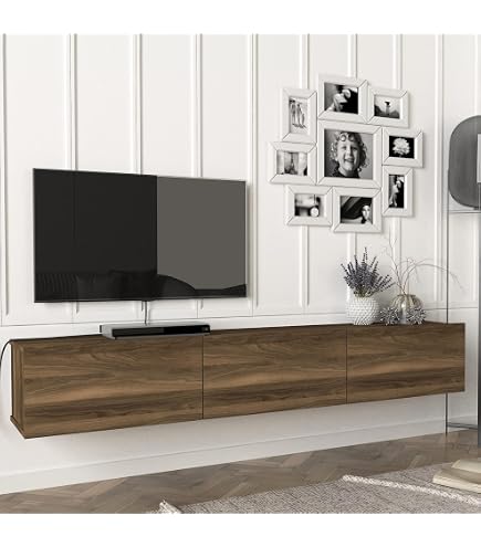 Mobile Porta TV | Armadietto TV con Luci LED Bianco Lucido 90x39x30 cm