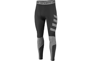AMZSPORT Leggings Compression Cool Dry Pantalons de Sport Collants de Gymnastique Nouveau Génération