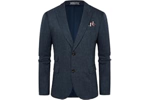 PJ PAUL JONES Sakko Herren Vintage British Blazer 2 Knöpfe Business Anzugjacke Tweed Sakko