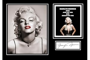 SIGNED BY THE STARS Stunning Quality Marilyn Monroe Signed/Autographed print. (A4 Print 29.7cm x 21cm)