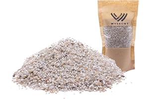 WYSKONT Ghiaia per Acquario - Sabbia per Acquario -10kg - Decorazione per Acquario - Ghiaia Decorativa - Ghiaia di Fiume - Sabbia Decorativa - Giardino - Fondo per Acquario - Terrario - 1-3 mm