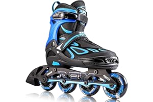 2PM SPORTS Brice Pattini in Linea Regolabili, Divertente Inline Skates per Bambina e Bambino e Bambini e Ragazzi