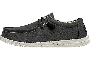 HEY DUDE HEYDUDE Men's Wally Stretch Canvas Slip-On Shoes - Moccasin Style