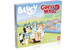 Winning Moves Bluey Guess Who? Classic Guessing Board Game for Families and Bluey Fans great gift for ages 6 plus