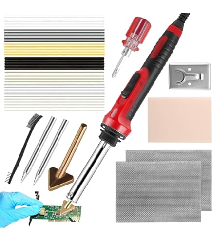 100W 220V Plastic Welding Machine Soldering Iron Set, Plastic - View #3