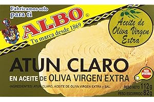 Albo Atún Claro en Aceite de Oliva Virgen Extra, 112g