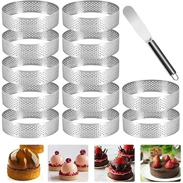 Mobestech Kuchenring Clips - 8 Stück Edelstahl Befestigungsschellen Für Tortenringe