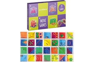 THE TWIDDLERS 28 Pack Brain Teaser Puzzle Cubes Set, Assorted Difficulty Levels, Mini Games Challenge, Mini Puzzle Party Bag Fillers for Kids Unisex or Adults, Classroom Rewards Age 3+