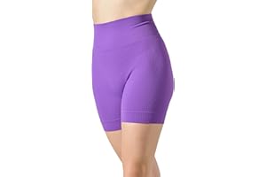 Risalti Pantaloncini Palestra Donna Costina Sara - Leggins Sportivi Donna in Microfibra, Shorts Donna Vita Alta, Pantaloncini Sportivi Donna, Abbigliamento Donna Senza Cuciture - Made in Italy