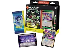 MAGIC THE GATHERING Magic: The Gathering March of the Machine Commander Deck 3 & Collector Booster Paczka próbek