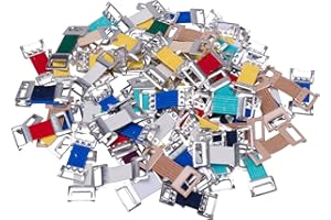 Höga Lot de 100 agrafes pansement colorées avec bande élastique