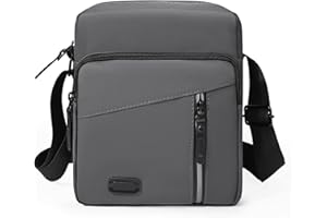 Wasarmir Sacoche Homme Bandouliere, Sacs à Bandoulière Crossbody Sac Homme et Femme, Petit Sac Bandoulière Homme Impermeable Pour Voyage, Randonnée et Sports D'extérieur