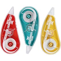 6 Souris Correcteurs Blanc 72m X 5mm - Ruban Correcteur Pour école Et Bureau