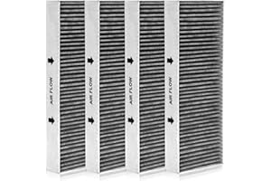 KENGLEEG 4 Aktivkohlefilter Für Bora Basic BAKFS Und BHU BIU BFIU Umluft Kochfeldabzug 2x2er Set Dunstabzugshaube Filter Zur Neutralisation Filterung Von GerüChen Fett Schmutz…