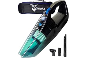 Viking h.g. Cordless Hoover. Vacuum Cleaners Sale. Hoover Vacuum Cleaner with 30-minute Battery. Portable Home, Pet, and Car Hoover. Powerful and Lightweight hand held vacuum cordless. (Black)