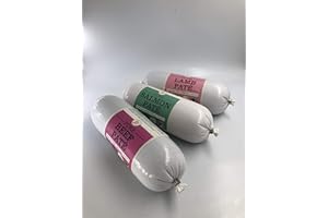 JR J R Pet Products 3 x 400g Pure Variety Pate. 100% Pure Delicious Salmon, Lamb and Beef.