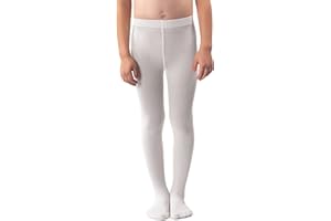 NOQ Collant per ragazze in maglia tinta unita Calze bambini opache calde per la scuola Spettacolo di danza classica Nursery