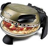 G3 Ferrari G10006 Pizza Express Delizia, Forno Pizza, 1200 W, 400°C, Pizza fragrante in 5 minuti, Ricettario incluso, Oro Ant