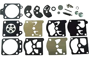 C·T·S Kit di riparazione carburatore, sostituisce Walbro K10-WAT per motoseghe e tagliabordi Stihl, Husqvarna McCulloch, Echo