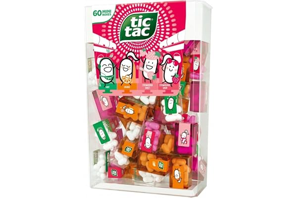 Tic Tac Travels Strawberry Jordgubbsfruktgodis 60 st