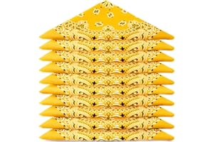 Karl Loven Lot de bandana 100% Coton paisley foulard fichu bandanas 25 couleurs au choix - Lot 5/10 / 20