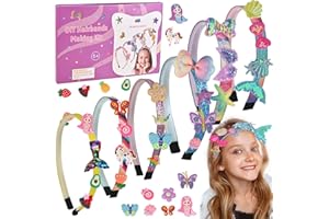 GOLDGE Cerchietto per Bambina, Fascia per Capelli Regalo per Giochi di Lavoretti Creativi per Bambini, Kit Fai Da Te per Compleanno Bambini
