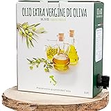 NovusPuglia - Olio Extravergine di Oliva - 100% ITALIANO - Di categoria superiore - Blend Coratina e Ogliarola (5 Litri)