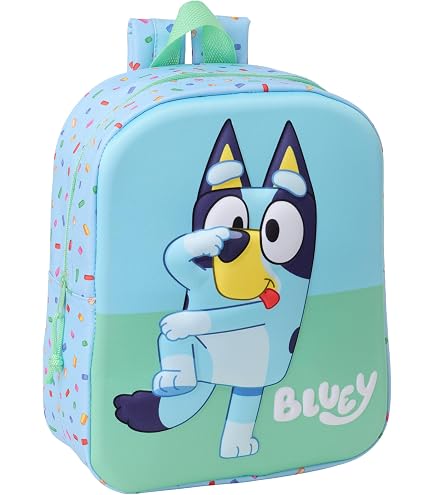 Sac à Dos Enfant Avec Chariot Safta STITCH HAWAII - Bleu, 26x11x34 Cm, Robuste Et Confortable