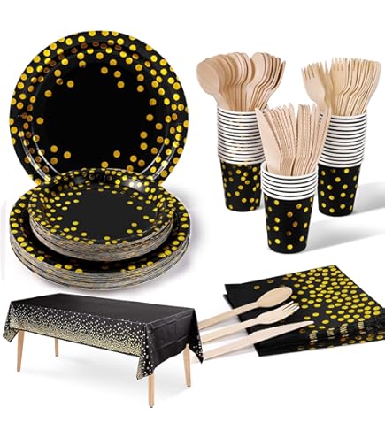 Party- Assiettes En Carton, 83587, Noir Et Argenté [n1388